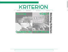 Tablet Screenshot of kriterion.org