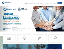 Tablet Screenshot of kriterion.com.do